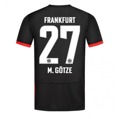 Fotbalové Dres Eintracht Frankfurt Mario Gotze #27 Venkovní 2024-25 Krátký Rukáv